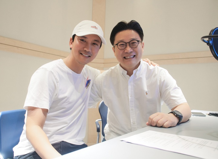 (왼쪽부터)배우 김남길과 서경덕 교수=서경덕 교수실 제공