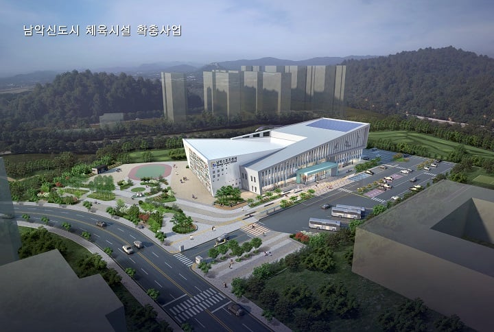▲남악신도시체육시설 확충사업 조감도ⓒ무안군