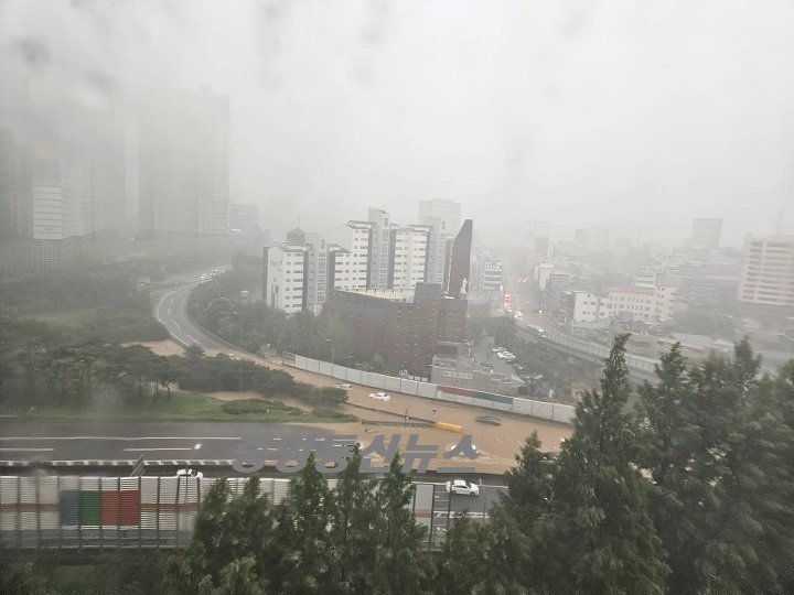 ▲북구 문흥동 고가도로