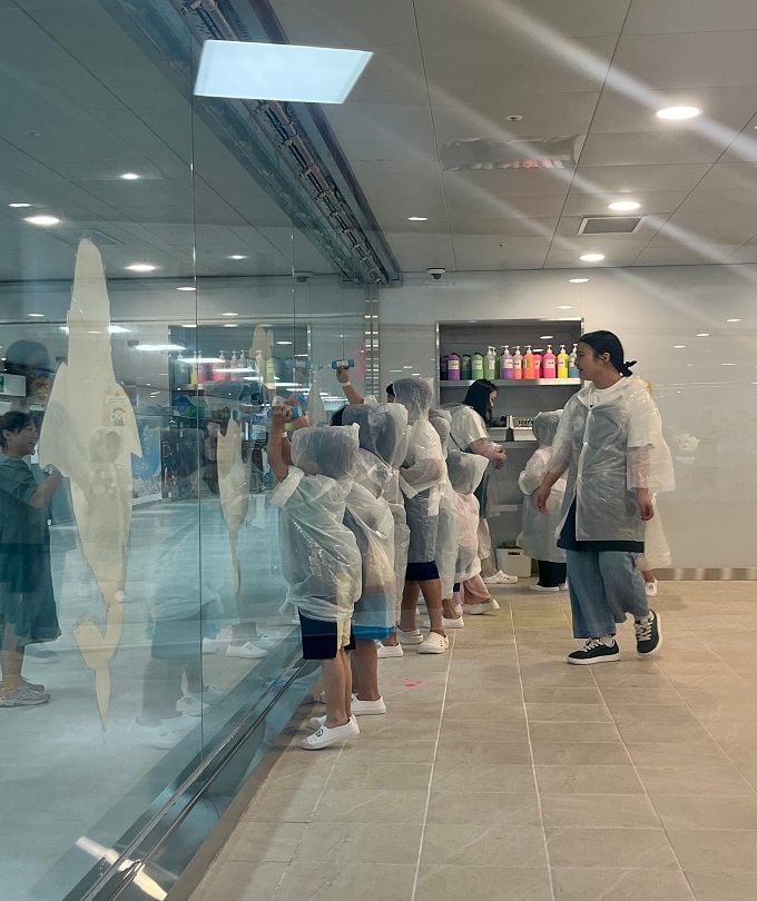 ▲ ‘빛나는 아이나라’ 정식 개관(물감공방)ⓒ동구청