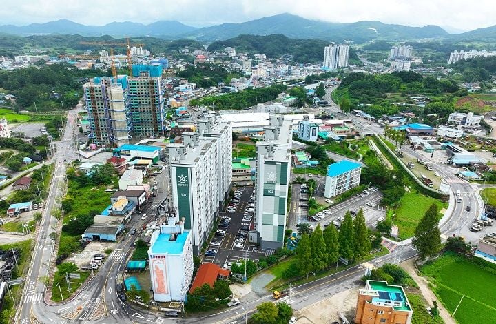 ▲최초 공급 지역은 보성공급소 ~ 성암해그린 ~ 보성보훈회관 일원으로, 1차 년도 소매배관 구간에 해당한다ⓒ보성군