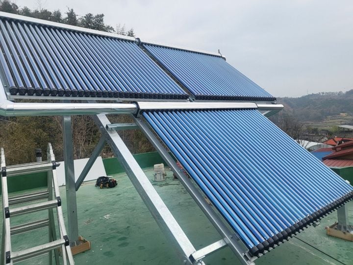 가정용 태양광(3kW) 설치 모습 ⓒ강진군