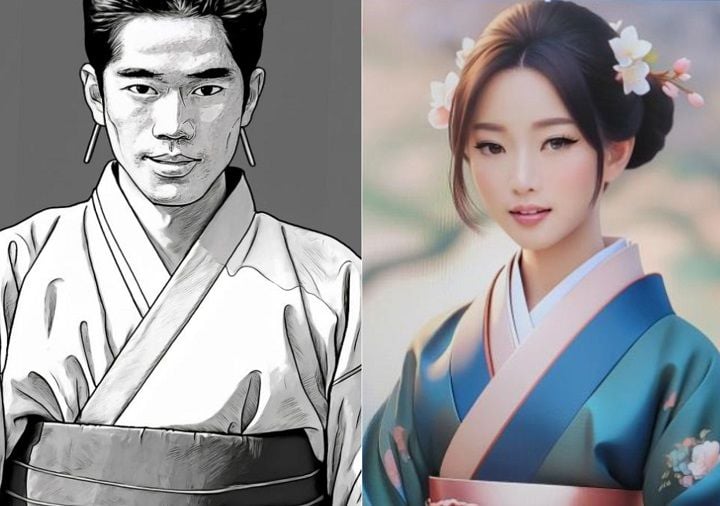 ▲어도비 포토샵 생성형 이미지에 'Hanbok'을 검색한 결과ⓒ서경덕 교수