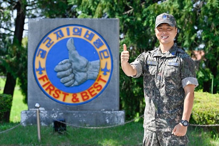 ▲연이어 인명을 구조한 김동규 상사 (사진=중사 장석원)