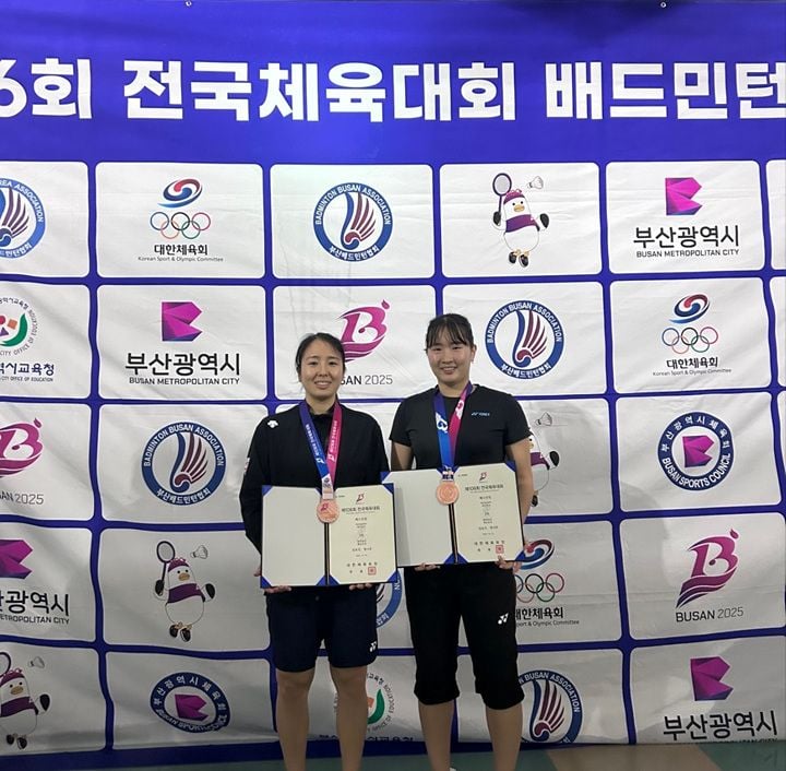 왼쪽부터) 김보민, 정나은 선수 ⓒ화순군