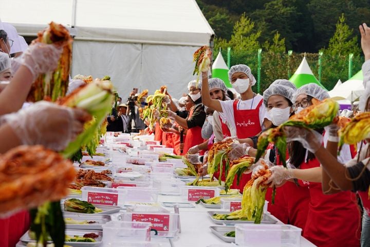 해남미남축제 즐길거리(515김치비빔) ⓒ해남군