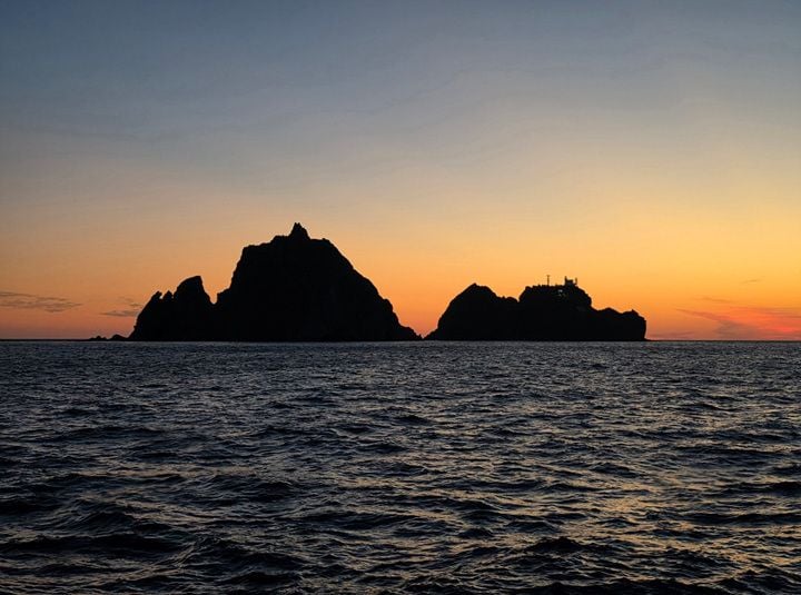 서경덕 교수가 직접 찍은 독도 일출 장면 ⓒ서경덕 교수실 제공