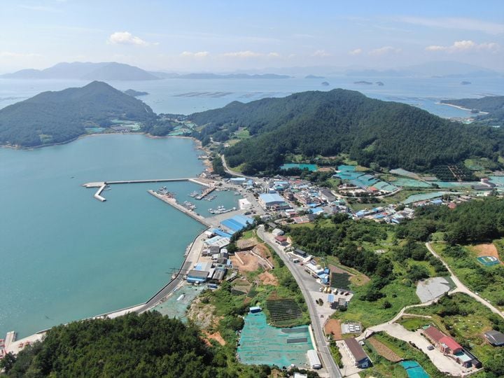 금일 화전리 전경 ⓒ완도군