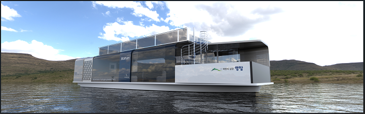 ▲수소여객선 가상 이미지  ⓒ영암군