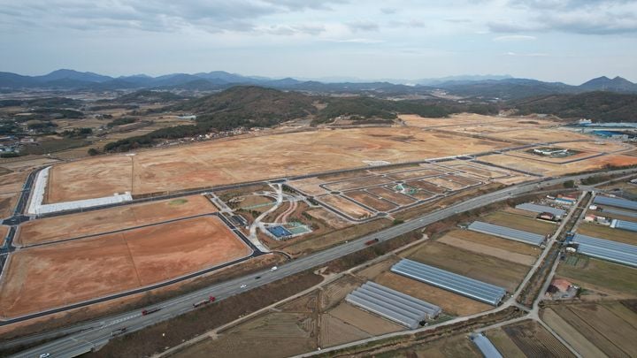 빛그린산단 내 금호타이어 공장 부지 현장 ⓒ함평군