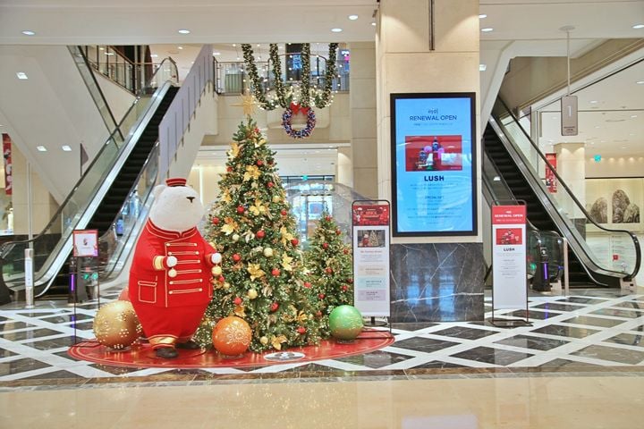 광주신세계 본관 1층 광장 '크리스마스 판타지' 포토존