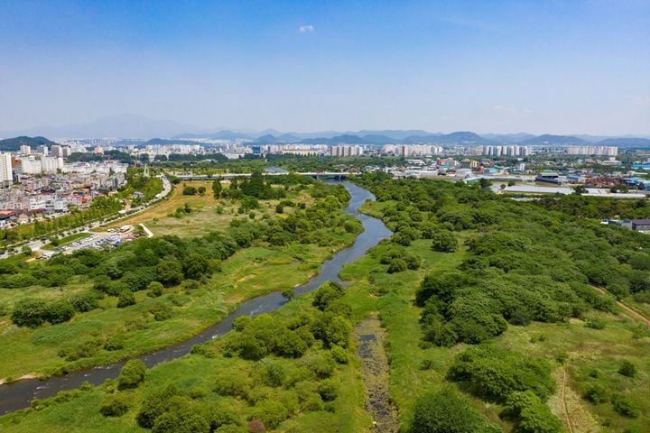장록습지 전경 ⓒ광주광역시