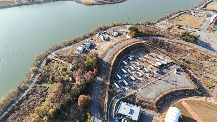 삼계면 상무평화공원 공공야영장 ⓒ장성군