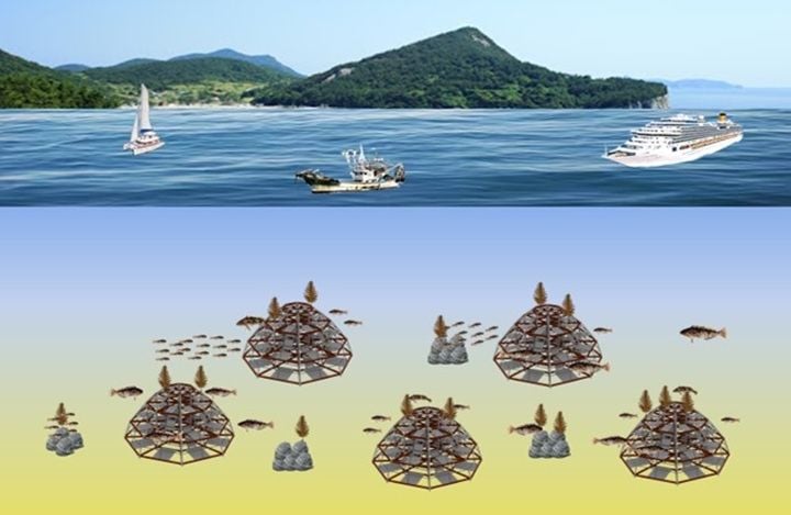 산란·서식장 조성도 ⓒ신안군