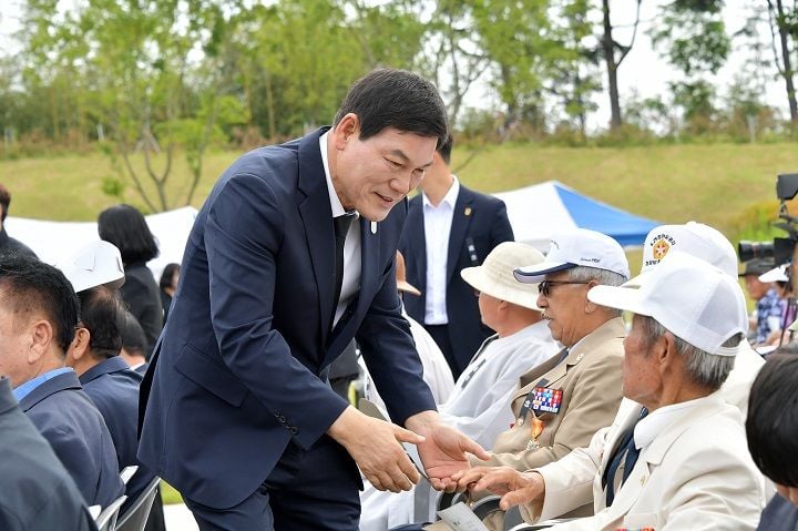 현충일 추념식장에서 정철원 군수 ⓒ담양군