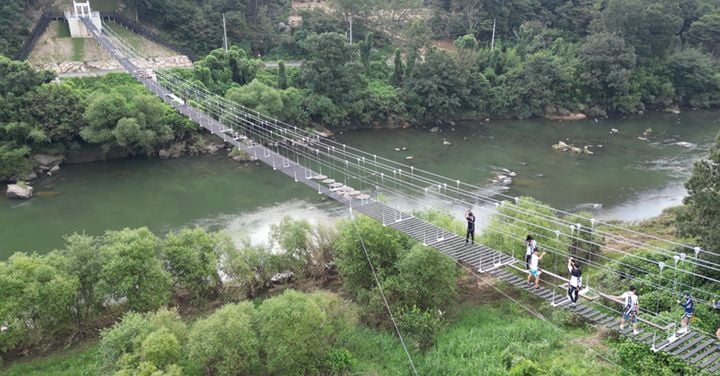 죽곡면 대황강 출렁다리 ⓒ곡성군