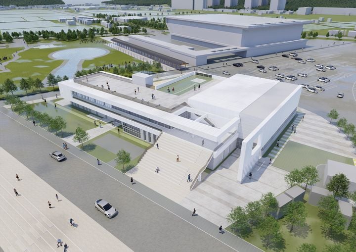 화순군 다목적체육관 조성사업 조감도