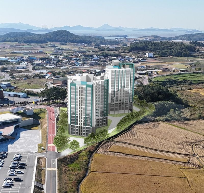 압해읍 사업부지 조감도 ⓒ신안군