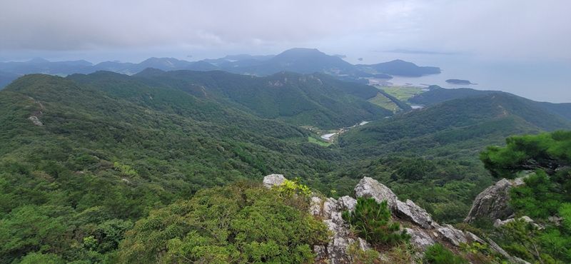 국립 다도해 산림치유원 조성 예정인 고흥 천등산 일원 ⓒ전남도