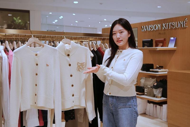 광주신세계 본관 4층 '메종키츠네' 매장 ⓒ광주신세계 