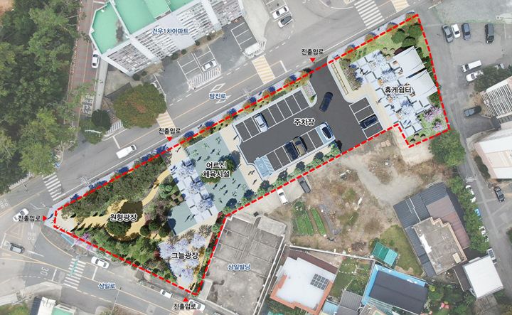 서성지구 농촌공간정비사업 조감도 ⓒ강진군