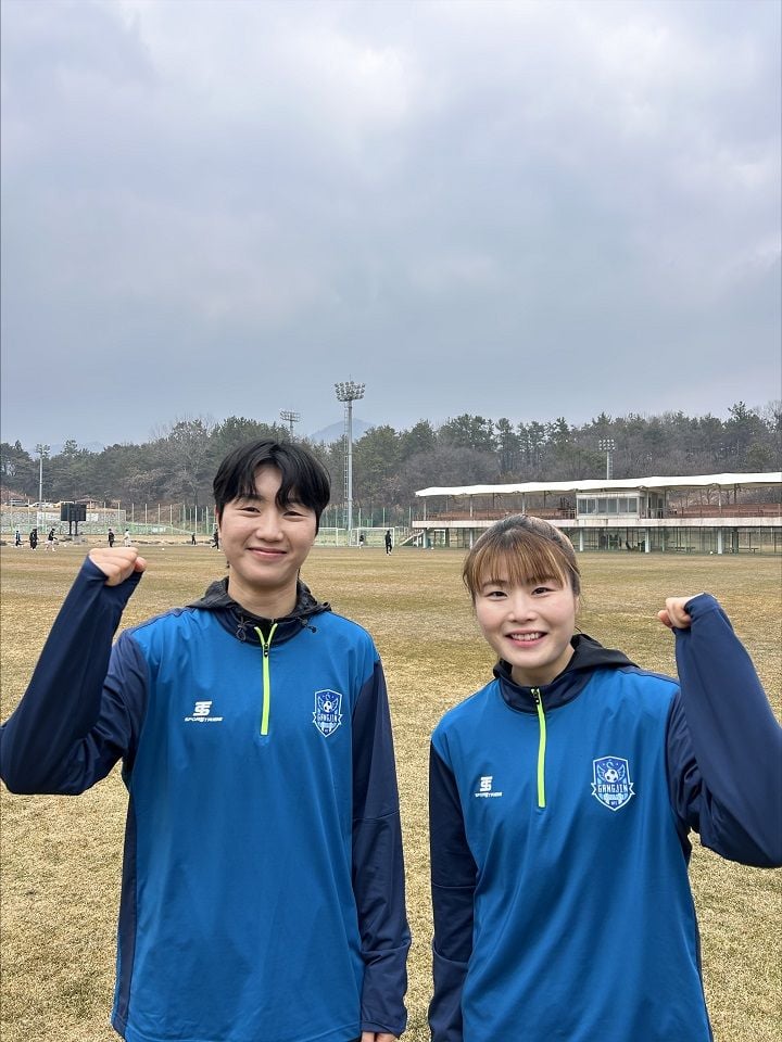 손화연, 송재은 선수 ⓒ강진군