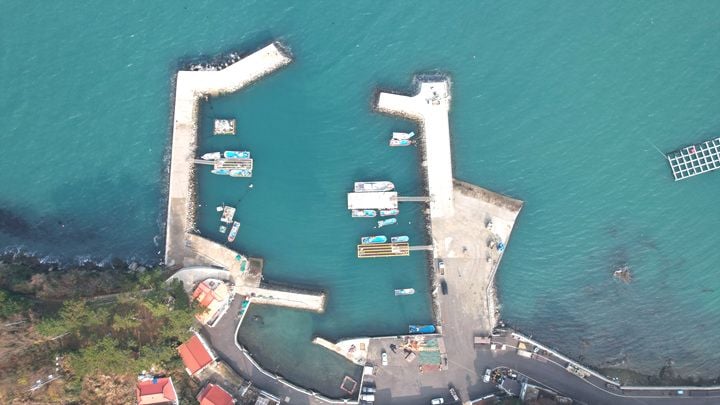 여수 남면 송고마을 방파제 보강공사 ⓒ전라남도