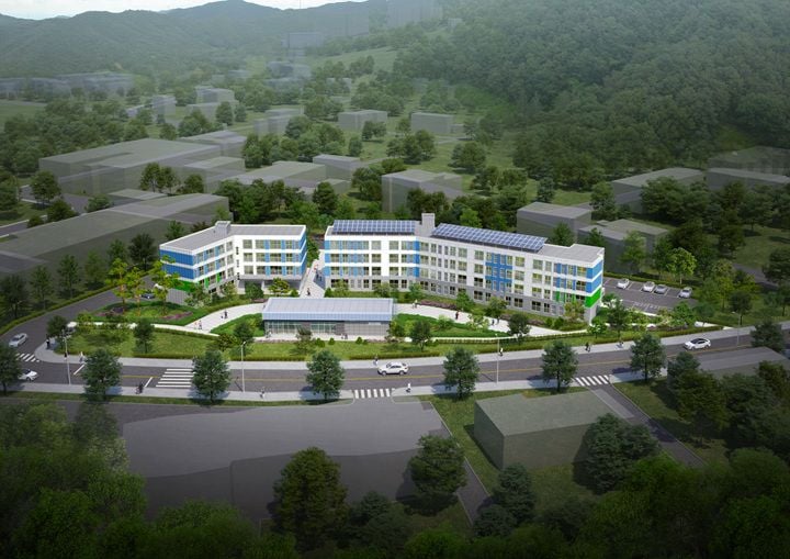 신지면에 들어설 지역 전략 산업 지원 주택 조감도 ⓒ완도군