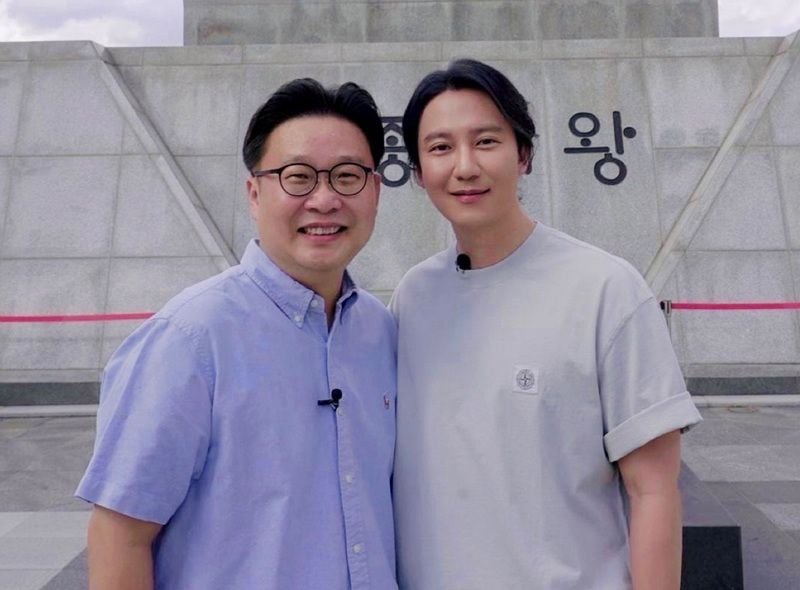 서경덕 교수와 배우 김남길=서경덕 교수실 제공