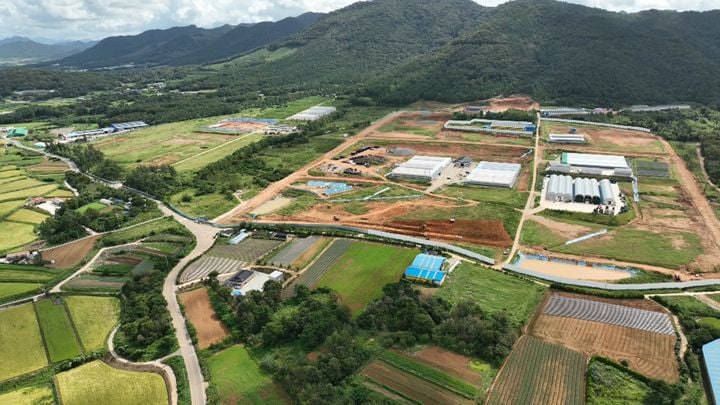 삼산면 농업연구단지 부지 현장 ⓒ해남군