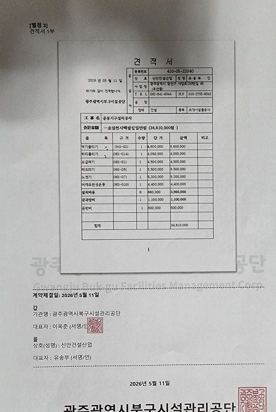 광주 북구시설관리공단 직원을 사칭한 수의계약 사기 사건이 발생해 소상공인이 1,500만원대 피해를 입었다. 위조 명함과 계약서까지 동원된 신종 사기 수법에 각별한 주의가 요구된다.