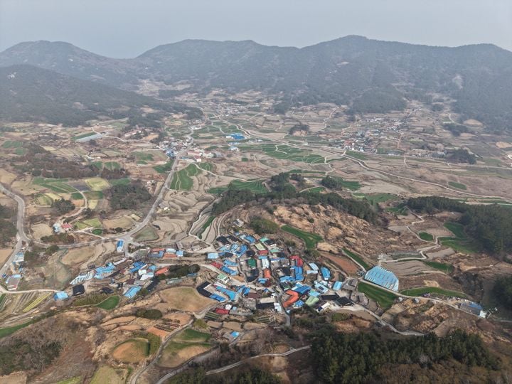 청산동권역 전경 ⓒ완도군