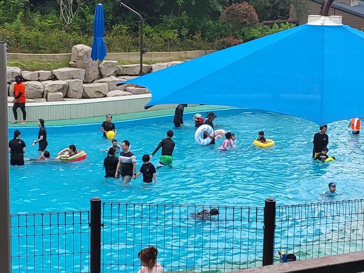 전남 강진군이 보은산 V랜드, 초당림, 석문공원 등 3대 무료 물놀이장을 개장했다