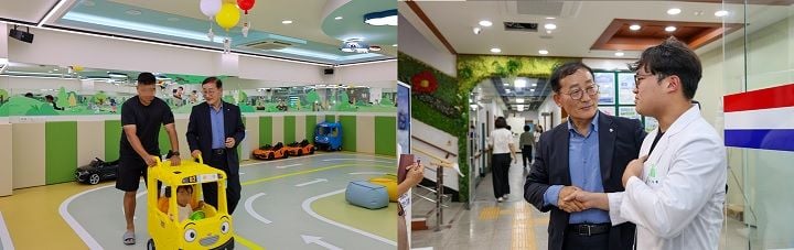 이재각 진도군수가 진도군보건소를 찾아 출산통합지원센터와 재활치료실 등 주요 시설을 점검하고 군민 중심의 맞춤형 보건의료 서비스 강화를 약속했다.