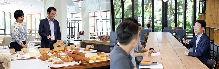 강진군이 백운동 전시관 내 휴게공간 ‘티가든’을 개장했다. 지역 업체 명인제빵소가 위탁 운영하며 차 문화 체험 프로그램과 다도 체험 등 복합문화공간으로 조성된다.