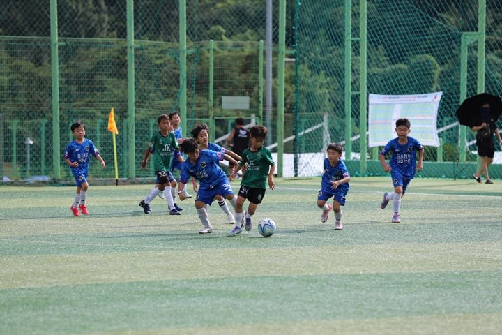 2025년 경기 사진. 해남군이 8월 14일부터 18일까지 '2026 해남땅끝배 전국 유소년 클럽 축구대회'를 연다.