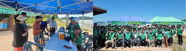 신안군새마을회가 8월 7~14일 자은면 무한의다리에서 여름환경안내소를 운영했다. 회원 60여 명이 자발적으로 참여해 음수 봉사, 피서지 문고, 환경정화를 실시했다.