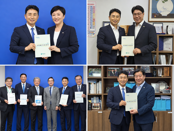 이남오 함평군수가 국회를 찾아 2027년도 국비 확보에 나섰다. 한우 유전자원센터와 교통안전교육원, 빛그린국가산단 확장·RE100 지정 등 8개 주요 현안의 정부·국회 지원을 요청했다.