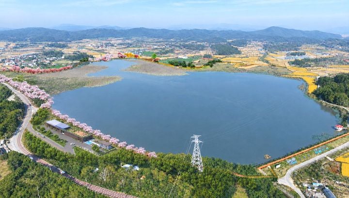 광산구 평동호수 누리길 조감도