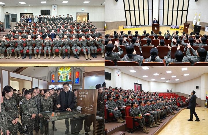 국군간호사관학교 생도 80여 명이 고흥 소록도에서 2박 3일간 인성 교육을 마쳤다. 고흥군은 나눔연수원 증축으로 봉사 교육 거점을 넓힌다.