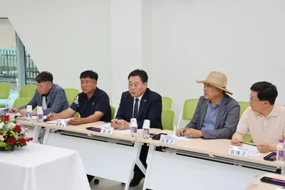 김산 무안군수, 농공단지 입주기업협의회와 '소통'