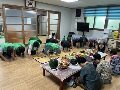 강진군새마을회 "연이은 생신상 차려드리기 행사로 이웃사랑 전해"