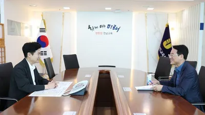 강진원 강진군수, 도교육청에 핵심 교육사업 협력 요청