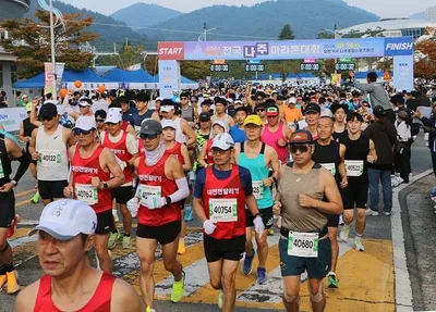 '2025 전국 나주 마라톤대회'에 MBN '뛰어야 산다 시즌2' 촬영 확정