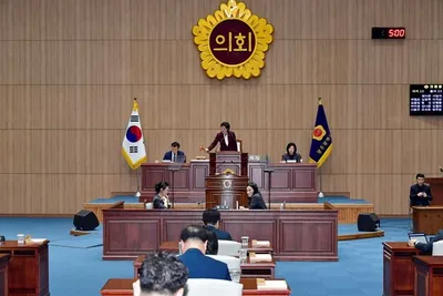 광주시의회 임시회 개회..시정질문·동의안 등 처리 예정