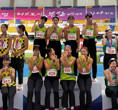 진도군 육상팀 전국체전 3색 메달 쾌거, 지역 스포츠 저력 입증