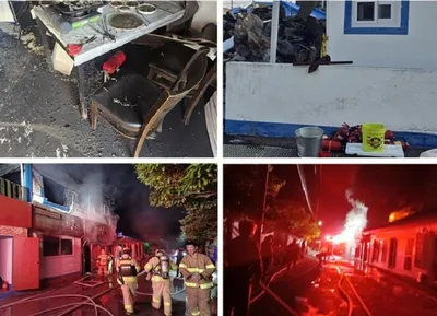 신안 주택·식당 화재 발생… 주민·소방 협력으로 대형 피해 방지