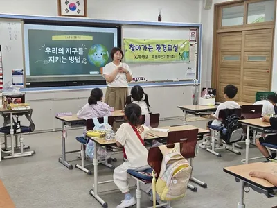 무안군 어린이 환경교육, 푸른무안21협의회 탄소중립 실천 앞장