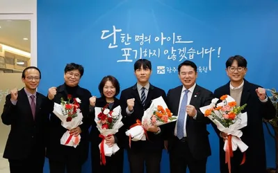 이정선 광주시교육감, 수능만점자 최장우 학생 격려