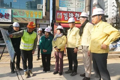 광주시의회, 도시철도 2호선 공구 현장 점검… 교통대란·상권 침체 대책 촉구